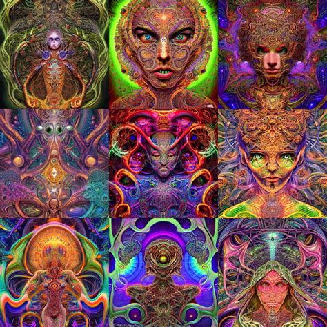 a intricate ornate psychedelic image of a machine elf, | Stable Diffusion