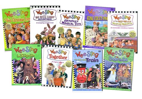 WEE SING DVDs Set of 9 Music in Motion