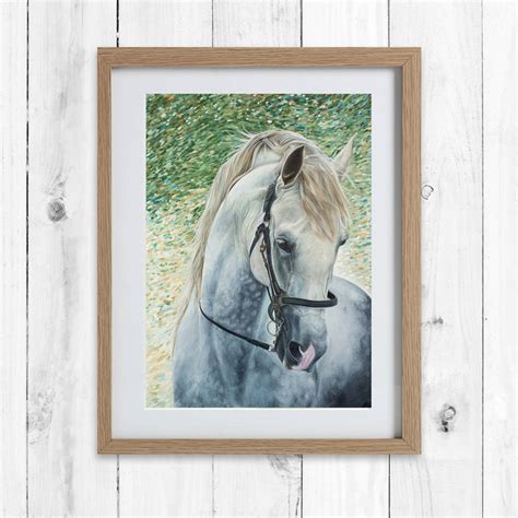 Framed Horse Painting at PaintingValley.com | Explore collection of ...