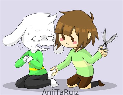 Asriel X Chara 2 by AniiTaRuiz on DeviantArt