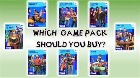 All Sims 4 Game Packs