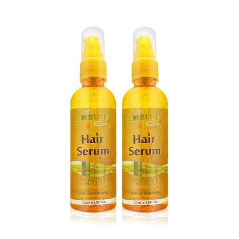 Buy GEMBLUE BioCare Hair Serum Gold 100ml Pack of 2 Online at Low ...