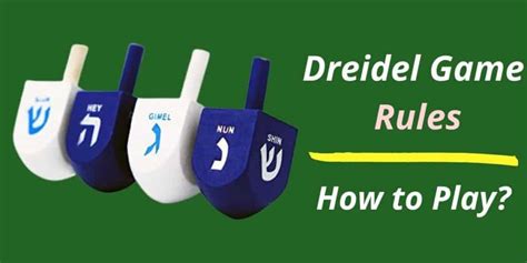 Dreidel Game Rules and How to Play | Bar Games 101