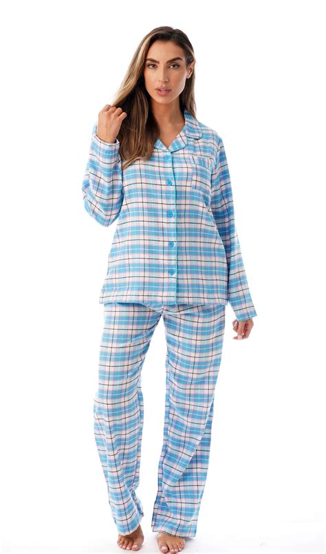 Just Love - Just Love Long Sleeve Flannel Pajama Sets for Women 6760 ...