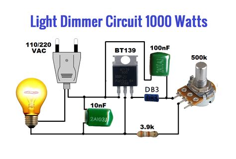Led Lamp Dimmer Circuit Diagram