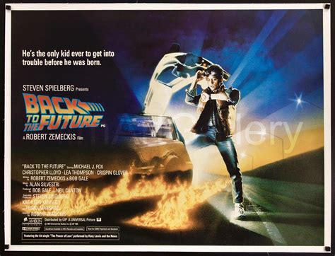 1985 Back to the Future Poster Robert Zemeckis Movie Marty McFly Doctor ...