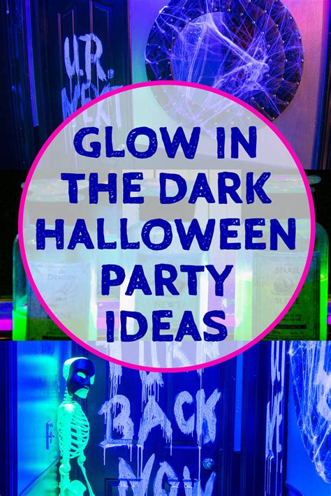 10 Awesome Glow In The Dark Decor Ideas For Halloween - Entertaining Diva @ From House To Home