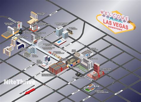 Downtown Las Vegas Hotel & Casino Map 2023 (Printable PDF)