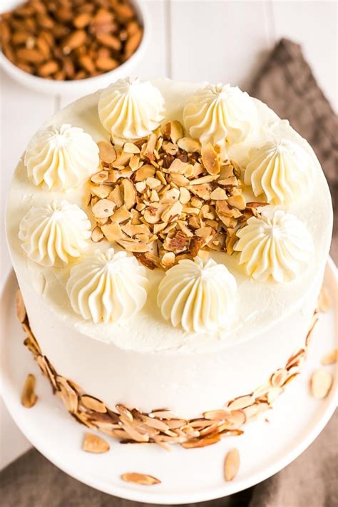 Almond Amaretto Cake - Liv for Cake