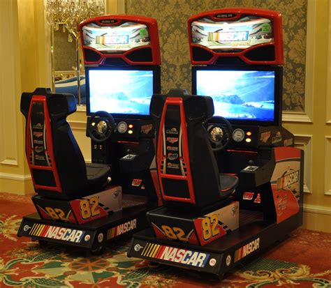 NASCAR Racing Arcade Game available for corporate events. | Arcade game room, Arcade, Arcade games