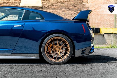 Nissan GT-R Benefits from Satin Bronze Rohana Wheels — CARiD.com Gallery