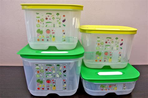 Tupperware VentSmart Fridge Storage Containers; NanoNature Water ...