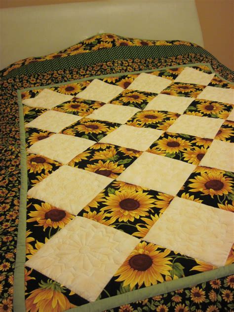 Sunflower Panel Quilt Pattern