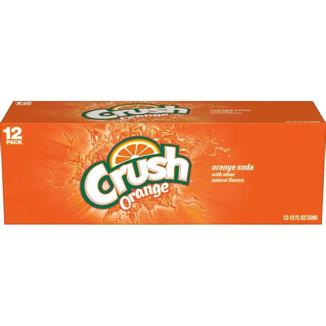 Crush Orange Soda, 12 fl oz, 12 count - Walmart.com - Walmart.com