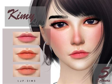 LJP-Sims' Kimy Lips | The sims 4 skin, Sims 4 cc makeup, Sims 4 cc skin