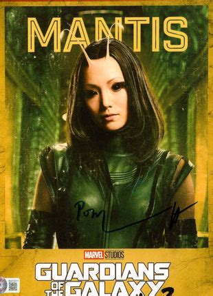 Pom Klementieff (Guardians Of The Galaxy) signed 8x10 Photo (w/ Becket – Signed By Superstars