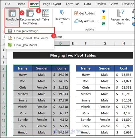 Combine 2 Row Labels Pivot Table - Printable Online