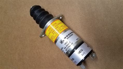 307-2546 ONAN Number For Woodward 12V Engine Shutdown Solenoid Valve