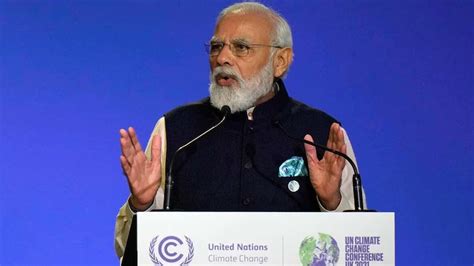 India shocks COP26 climate meeting by announcing a net-zero emissions target for 2070 l ...