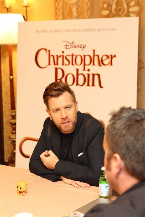 Interview with Ewan McGregor the Voice of Christopher Robin ...