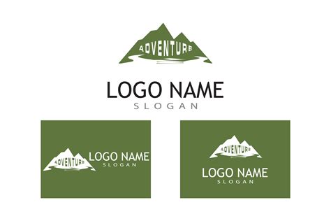 Mountain Logo Template Vector Graphic by Redgraphic · Creative Fabrica