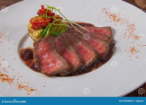 Wagyu Beef Steak stock image. Image of gourmet, chips - 67933005