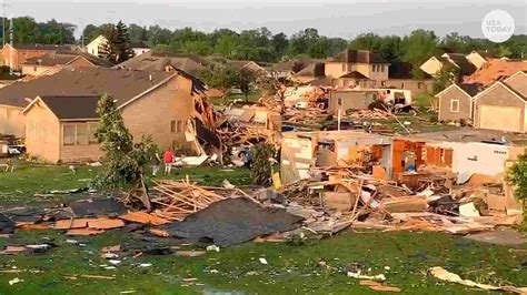 Drone footage shows devastating destruction of Ohio tornado