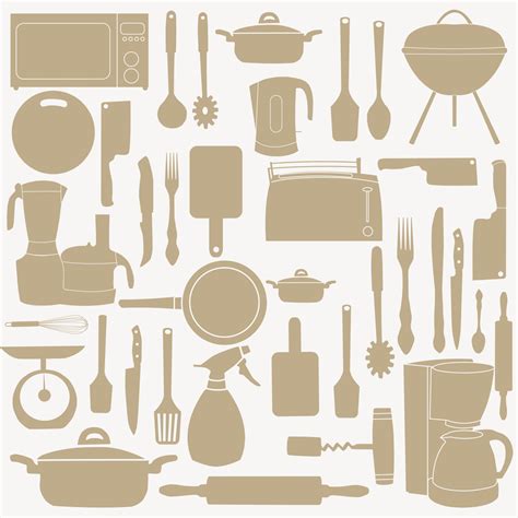 vector illustration of kitchen tools for cooking 3392833 Vector Art at Vecteezy