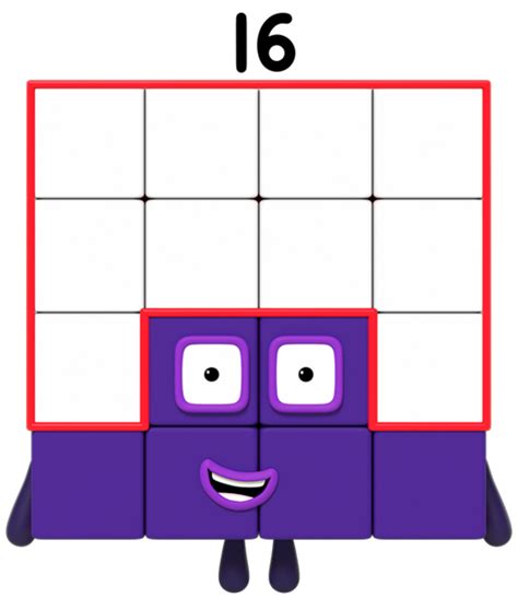 Sixteen (character) | Numberblocks Wiki | Fandom