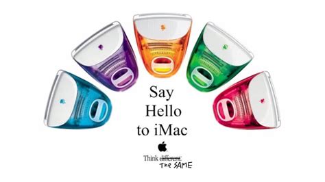 Apple iMac G3 advertisement (fans made ‘Better in Color’ Bgm/iMac M1 ...