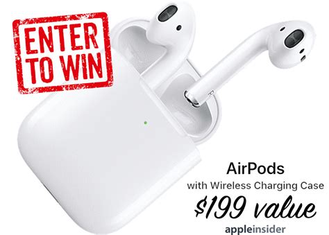 Giveaway: Enter to win a free pair of Apple AirPods 2 with Wireless ...