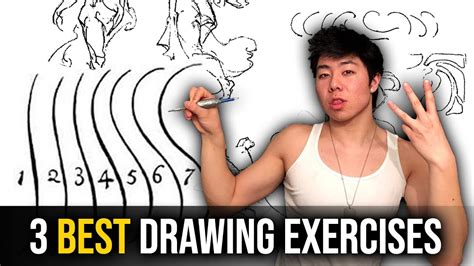 3 Best Drawing Exercises to Improve Your Art (DYNAMIC LINES INSTANTLY- AT ANY LEVEL!) - YouTube