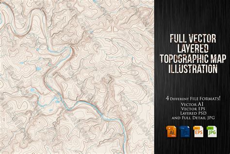 Vector Topographic Maps ~ Illustrations on Creative Market