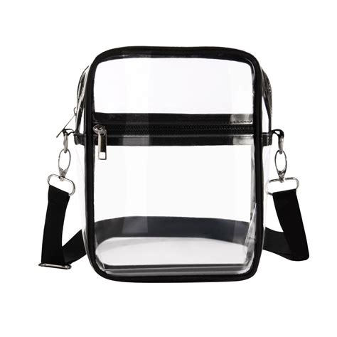 solacol Clear Bag Stadium Approved Crossbody Clear Bag Stadium Approved Work & Business Travel ...