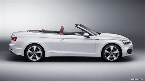 Audi A5 Cabriolet | 2018MY (Color: Glacier White) | Side