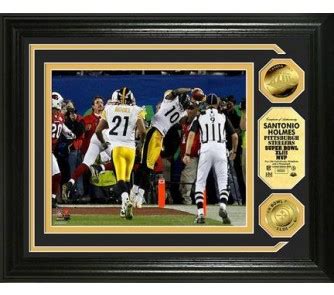 Santonio Holmes Super Bowl XLIII "MVP" Framed 8" x 10" Photograph and ...