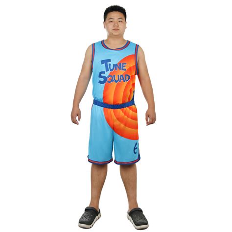 Hallowcos Space Jam 2: A New Legacy LeBron James Tune Squad Basketball Jersey