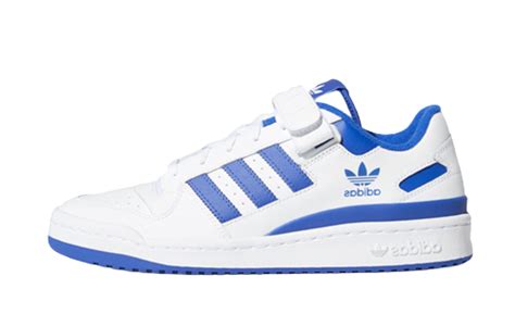 Adidas Forum Low White Royal Blue | WOOVIN