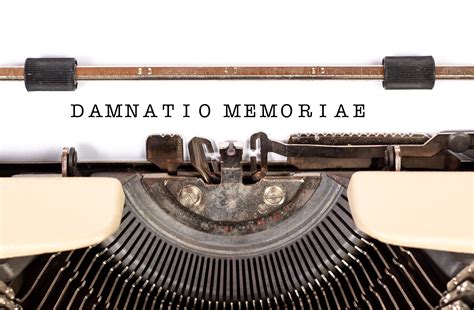 Damnatio Memoriae - Andy Posner