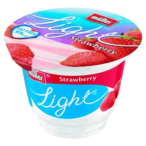 Ocado: Muller Light Strawberry Yogurt 175g(Product Information)