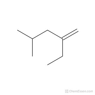 2-Ethyl-4-methyl-1-pentene Formula - C8H16 | Mol-Instincts