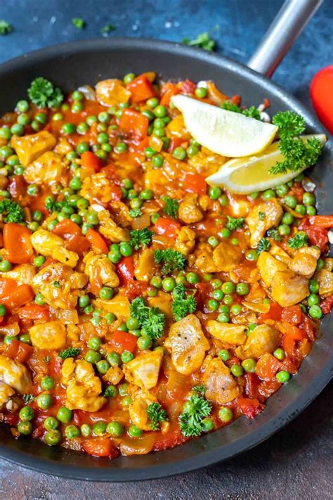 ONE PAN EASY CHICKEN PAELLA RECIPE - WonkyWonderful