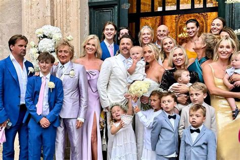 Rod Stewart Reunites with All 8 of His Kids at Son Liam's Wedding — See the Rare Photos!