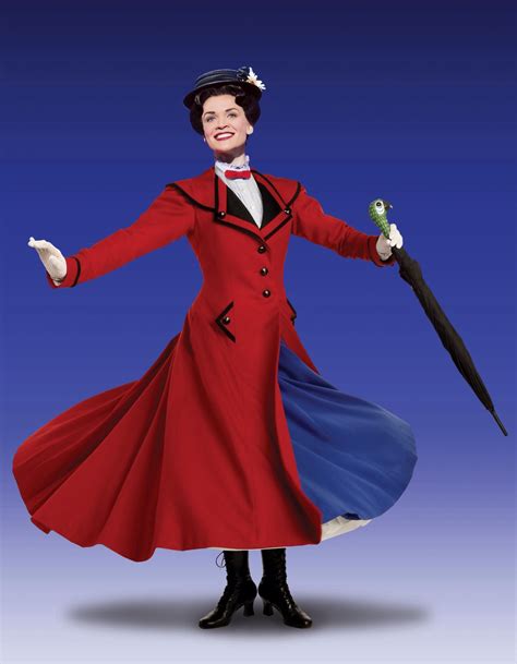 Mary red coat | Mary poppins costume, Mary poppins broadway, Broadway ...