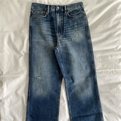 Acne Studios straight leg jeans Size: EUR 32 (about... - Depop