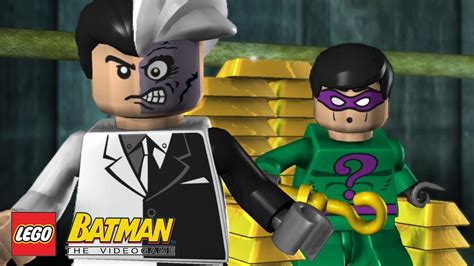 The Riddler and Two-Face - LEGO Batman the Videogame : Boss fight - YouTube