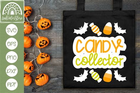 Candy Collector SVG, Kids Halloween SVG, Halloween Bag SVG