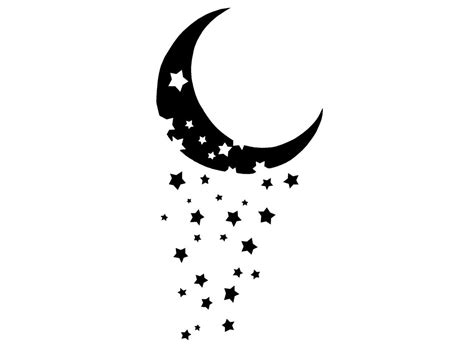 Moon And Stars Tattoos Designs | Cool Tattoos - Bonbaden Moon Star ...