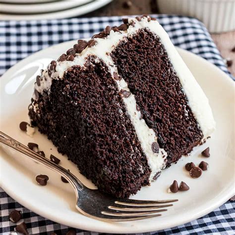 Dark Chocolate Cake Recipe - Shugary Sweets