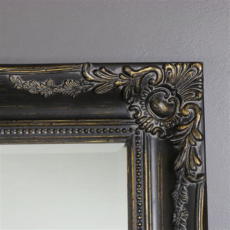 Large Black Distressed Mirror - Mirror Ideas